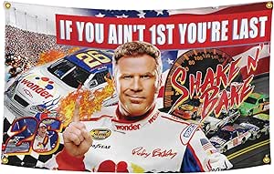 Lustige Flagge "If You Ain't First You're Last" – 90 X 152 Cm, Polyester, Mit 4 Messingösen Für Wand & Party