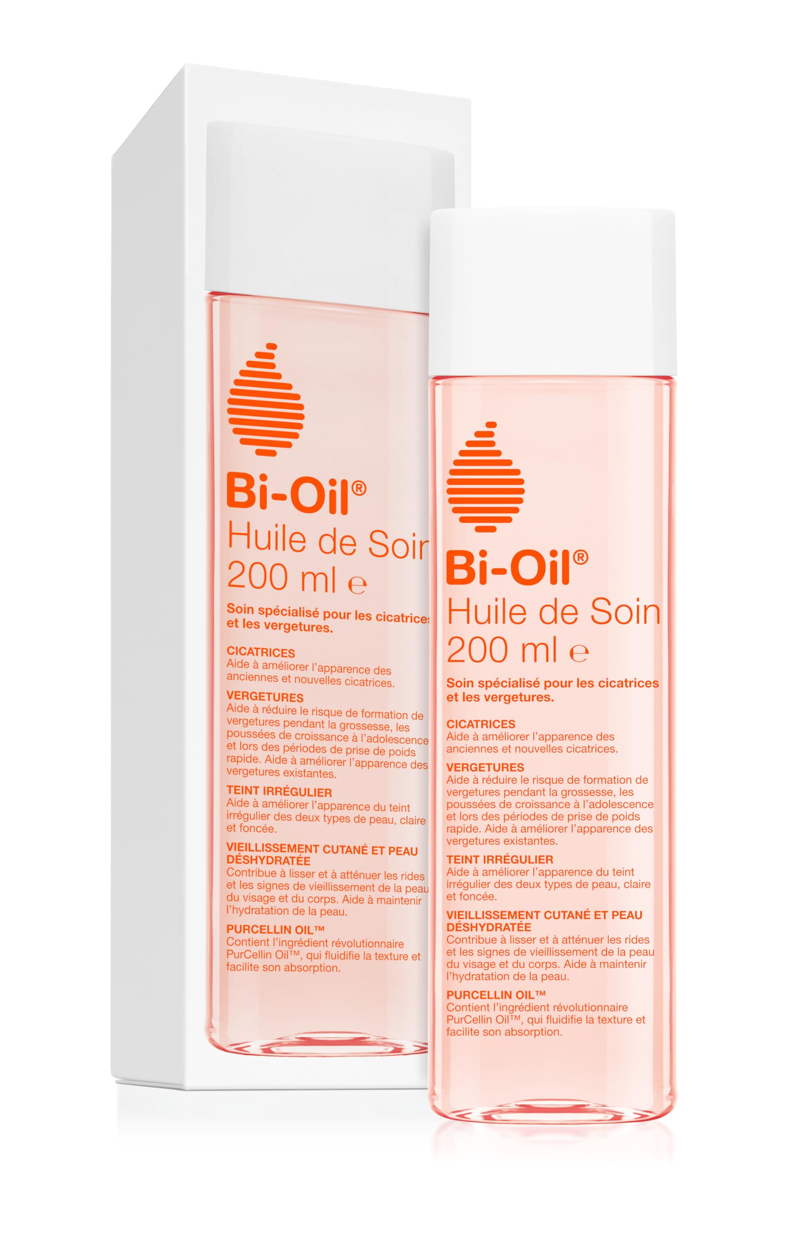 Bi-Oil Huile de Soin - Vergetures, Cicatrices, Peau Sèche - 1 x 125 mL 200 ml (L