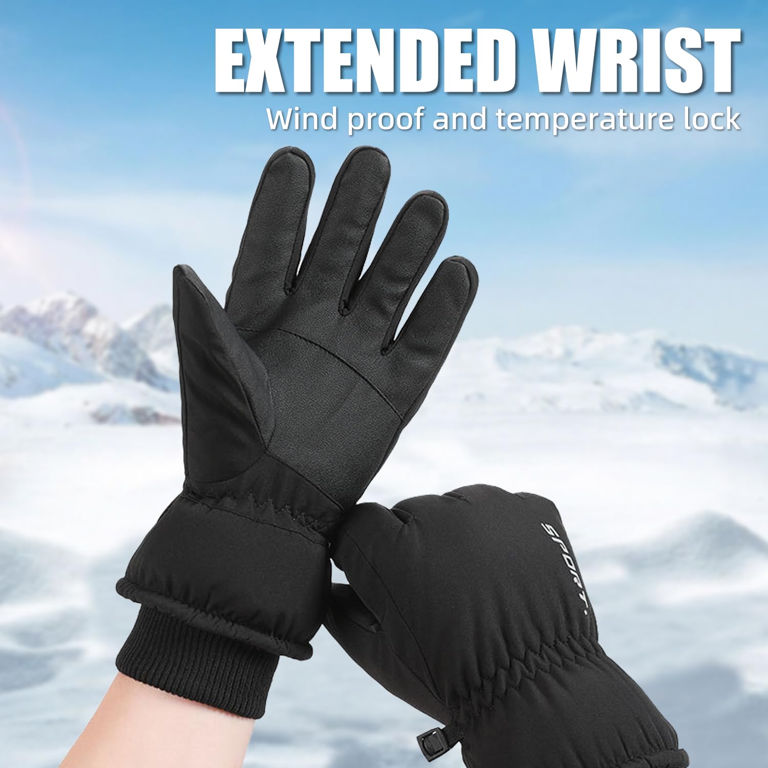 Guantes de invierno, impermeables, térmicos para pantalla táctil, para esquí, ciclismo, senderismo, conducción, escritura, trabajo en congelador