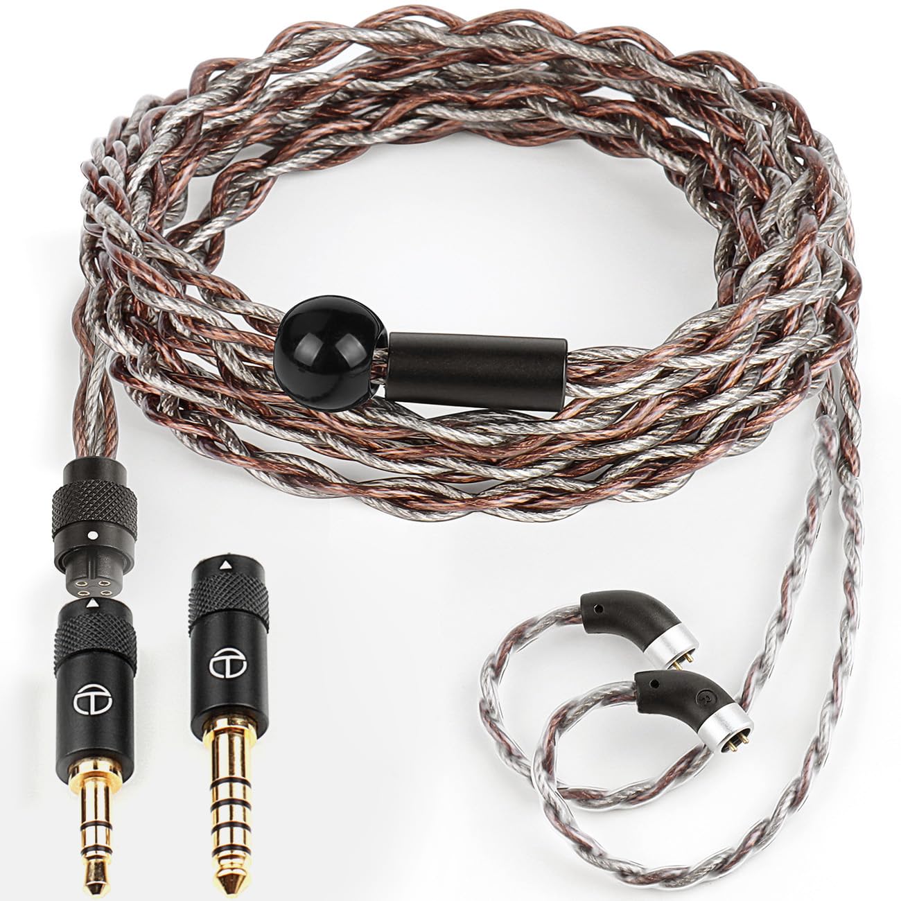 Amazon | TRN Redchain リケーブル QDC イヤホンケーブル 3.5 4.4 mm