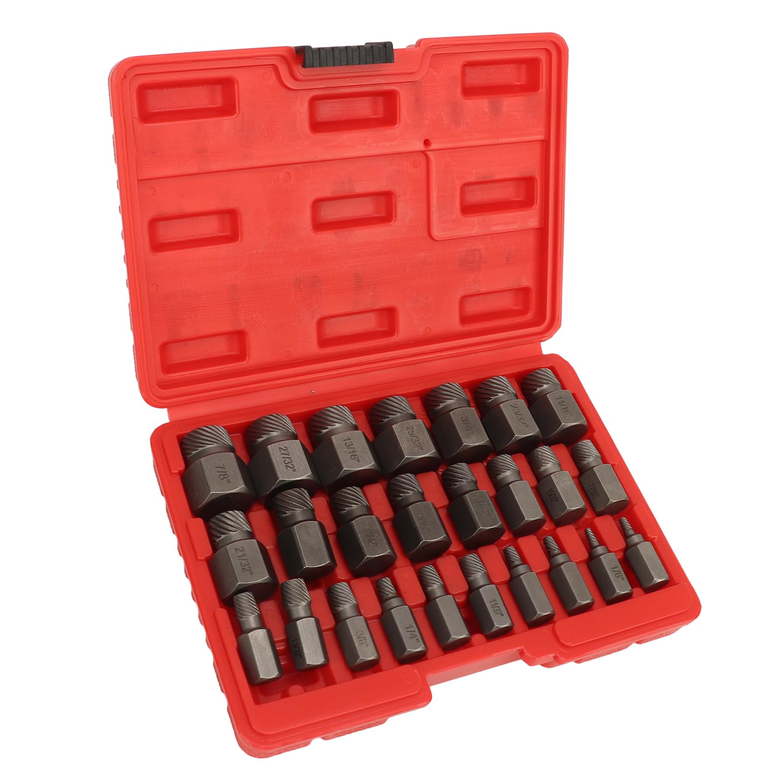25pcs Zestaw Ekstraktora śrubowego Wydajny Stal Easy Out Multi Spline Extractor Set dla Narzędzi Zasilania i Ręcznego