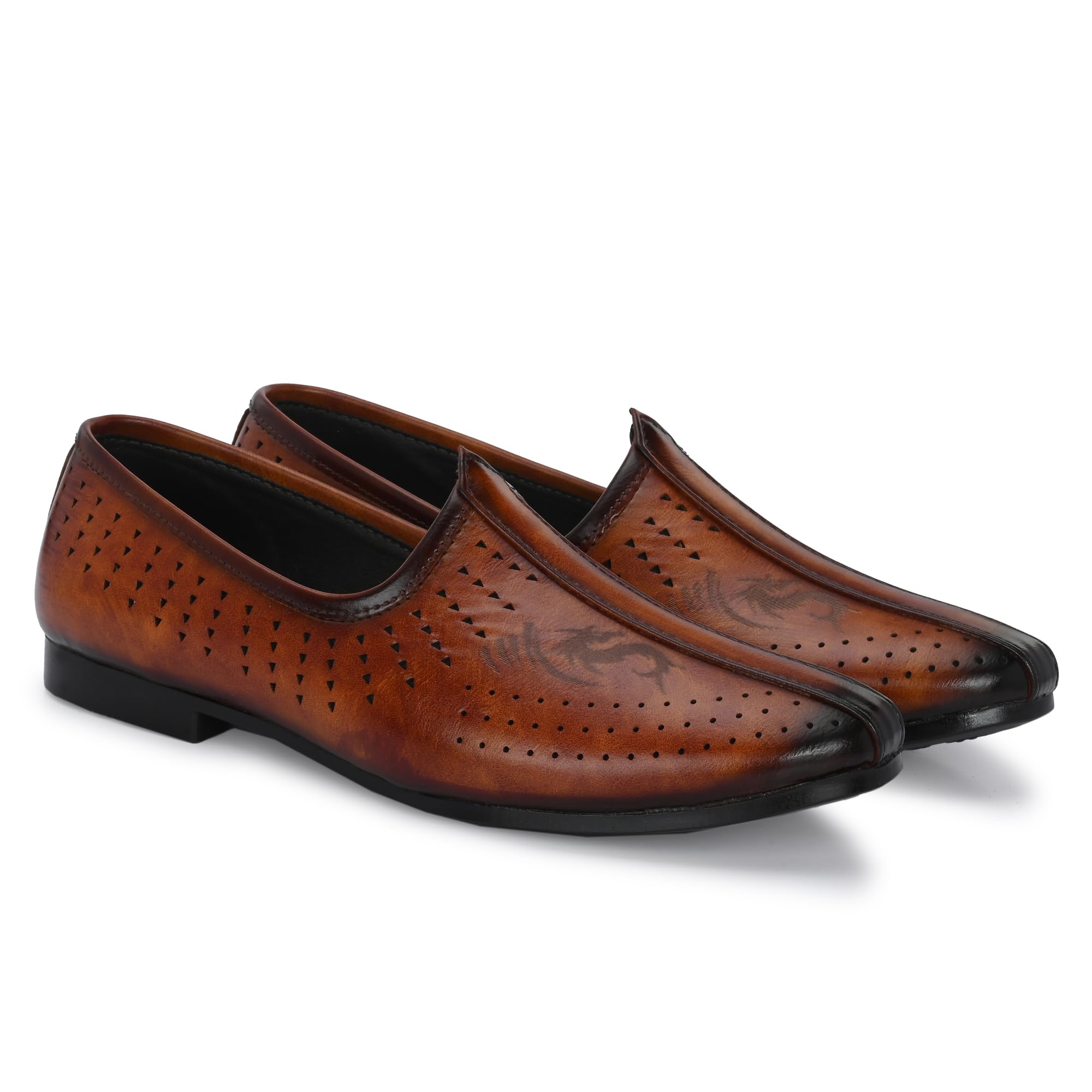 Vellinto Cool Vintage Rajasthani Jutis for Men Mojaris for Men Nagra for Men Tan (B0D4VMGYFK) Amazon Price History, Amazon Price Tracker