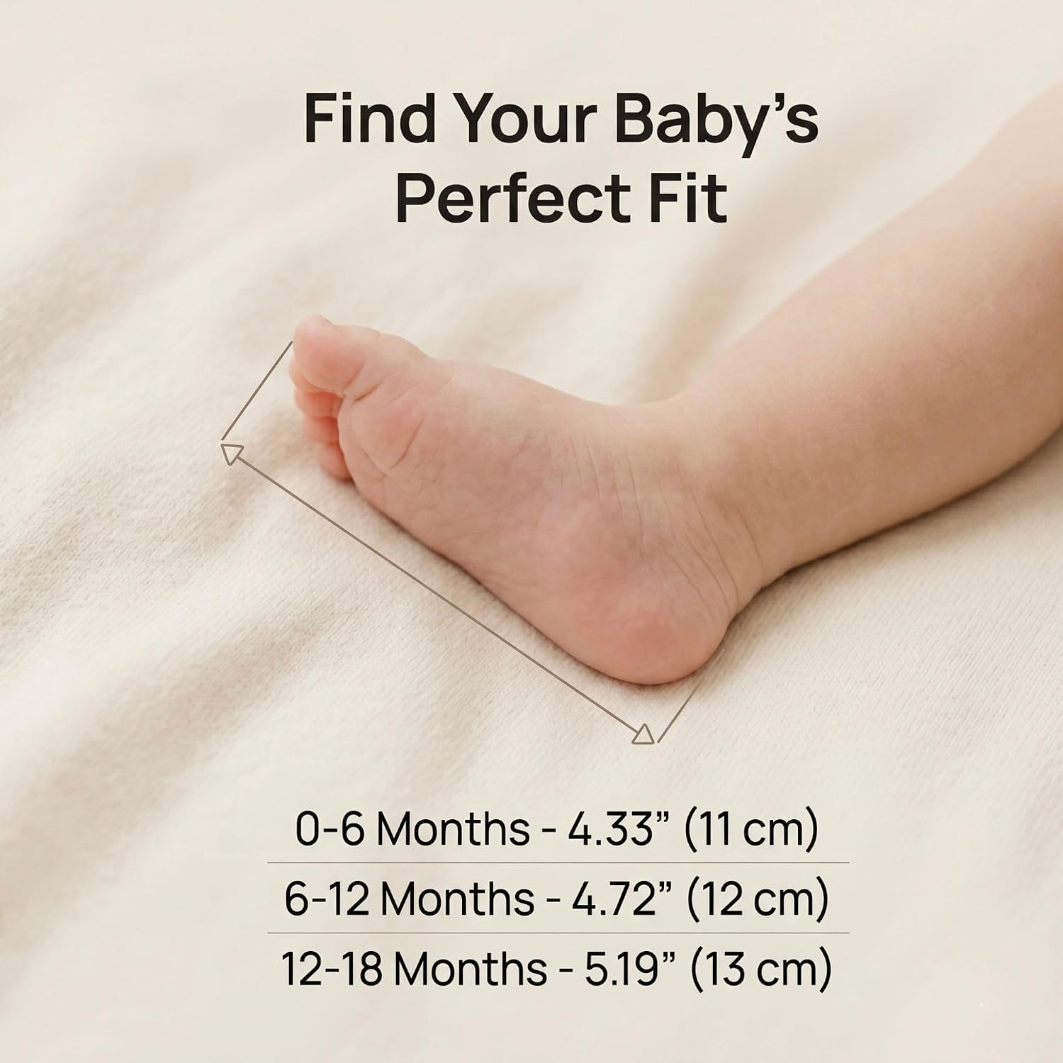 Polar Feet Baby Booties Shoes, 0-18 Months Girl Boy Infant Winter Slippers