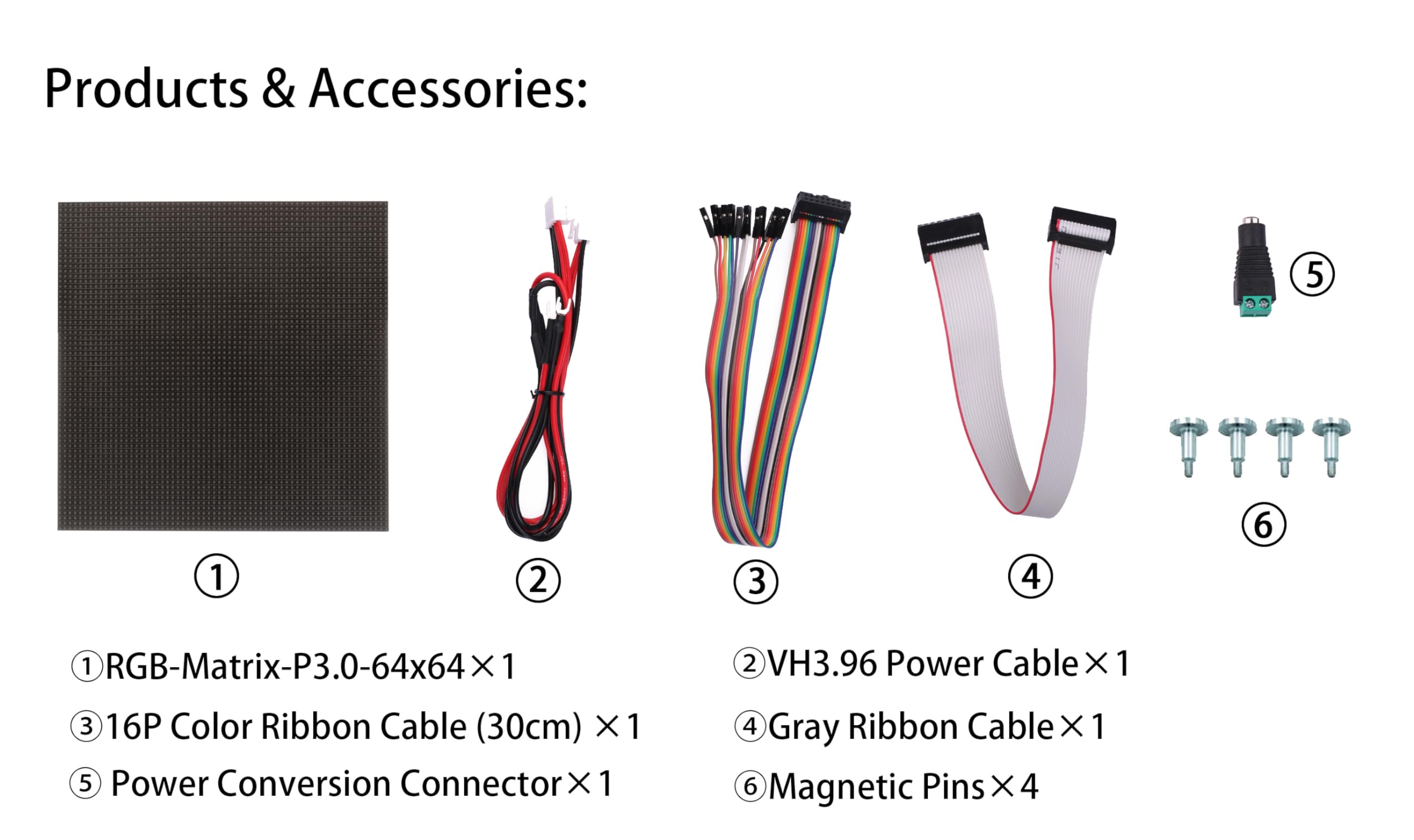 アクセサリー LED Matrix Panel 16x96 120x595mm 16x96 RGB LED Car Sign Animation LED Matrix Pixel Panel DIY