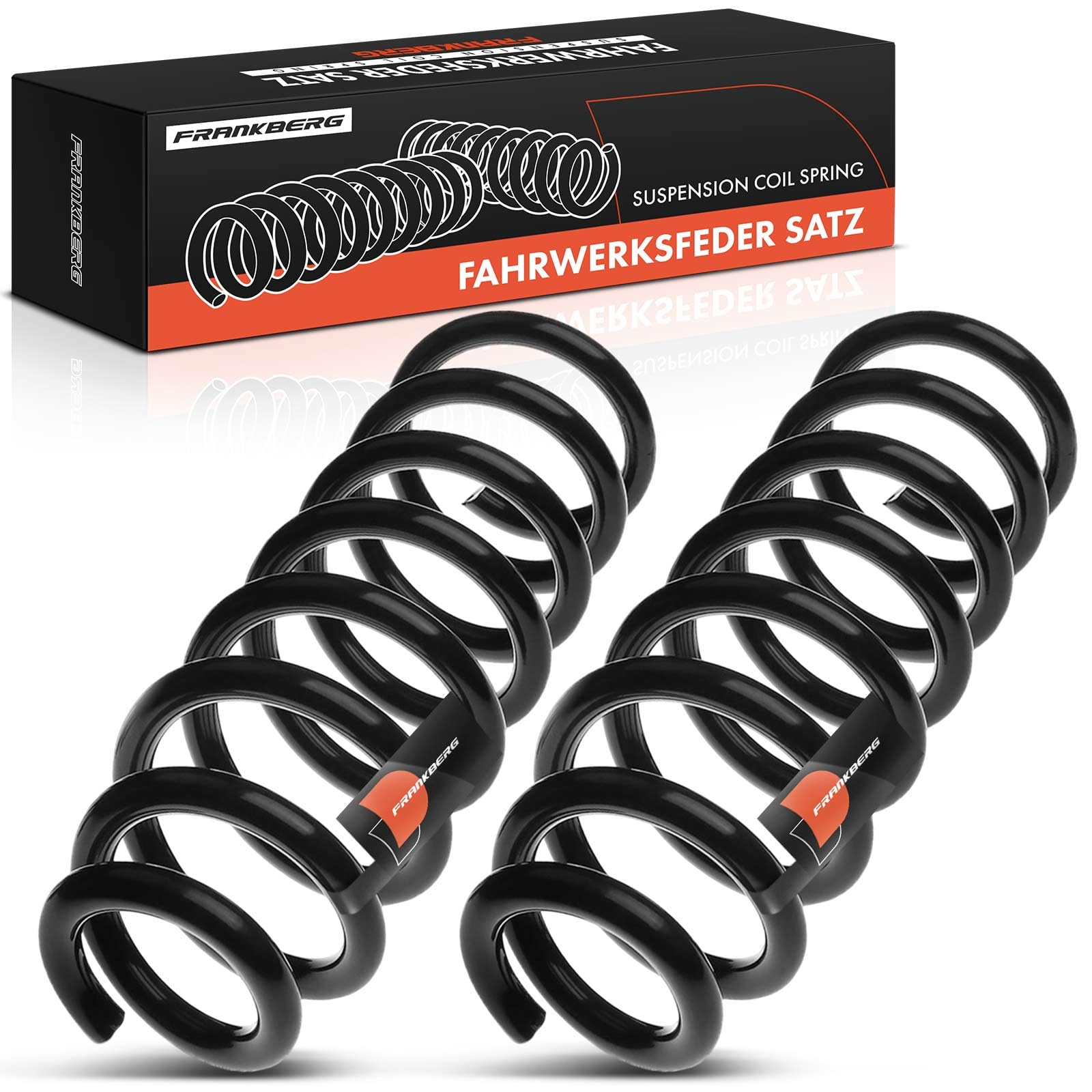 Frankberg 2 ressorts de suspension pour essieu avant 7L8411105AM | Compatible avec: Q7 4MB 4MG 4MQ, Q7 4LB