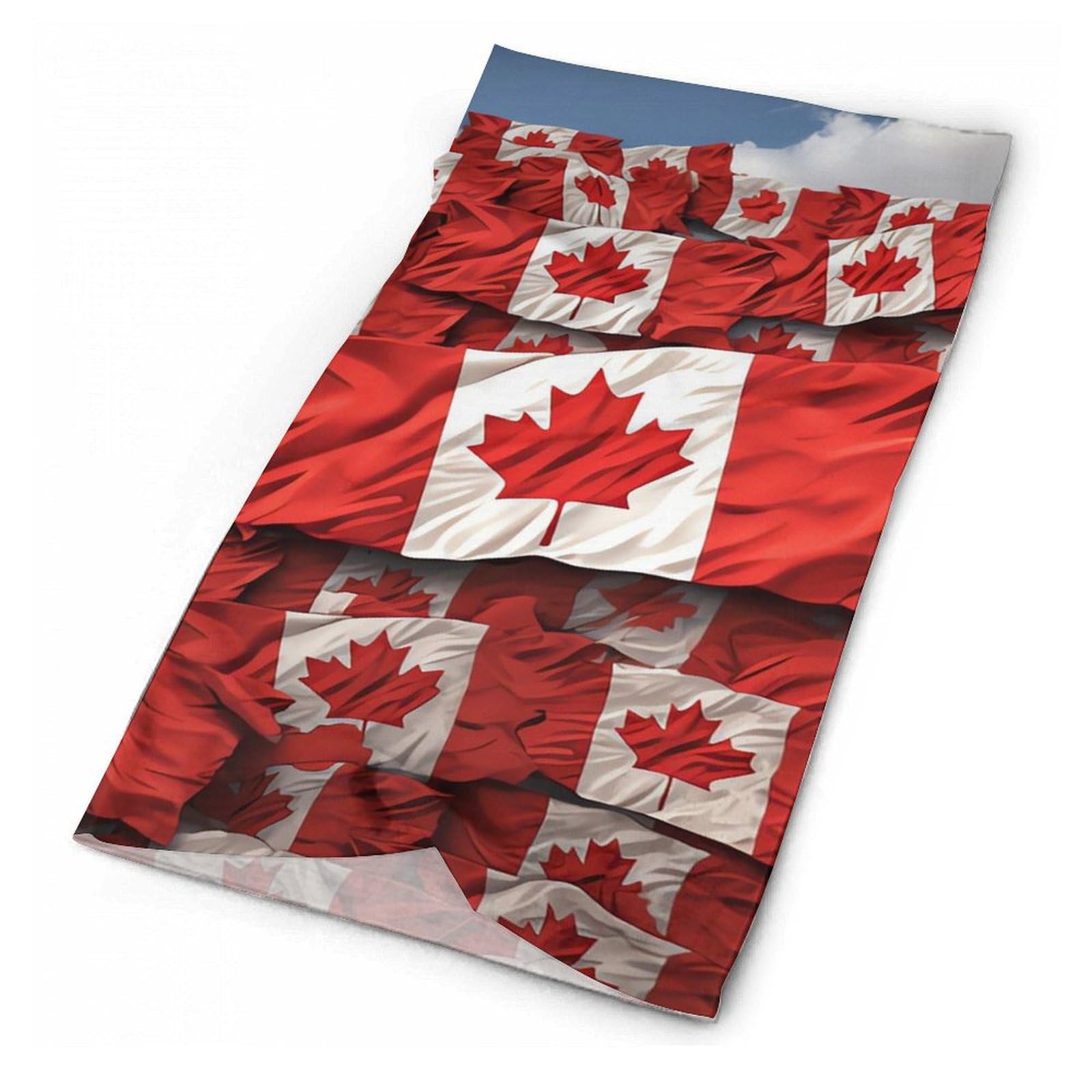 FZQVSGW Balaclava Neck Gaiter Canadian Flag Neck Face Mask Windproof Scarf Face Cover for Men Women