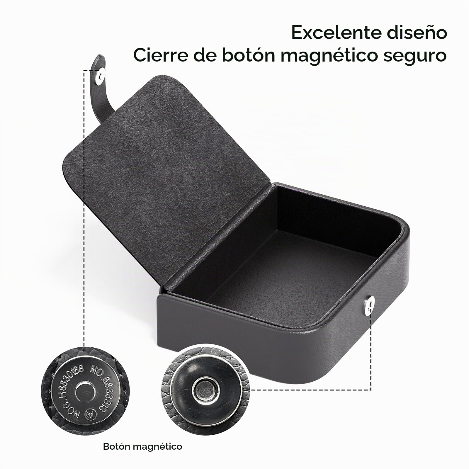 HOVERAir Caja Portátil Negra de 105 g X1 Drone, 13.7×9.7×4 cm, de PU, Impermeable, Resistente al Polvo e Impactos.