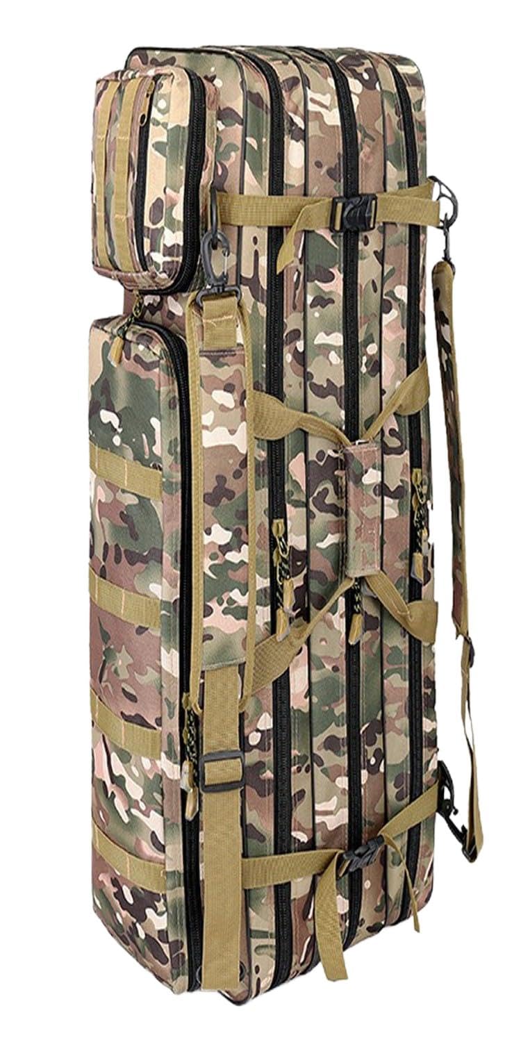 Sac de Fusil de Chasse Tactique, Sac à Dos de Fusil Sac à Fusil pour Chasse Tactique Housse de Fusil Etuis Souples pour Carabine C,120cm