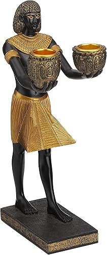 Miniatura 1 de Veronese Design Estatua de poliresina doble del príncipe egipcio de 10"