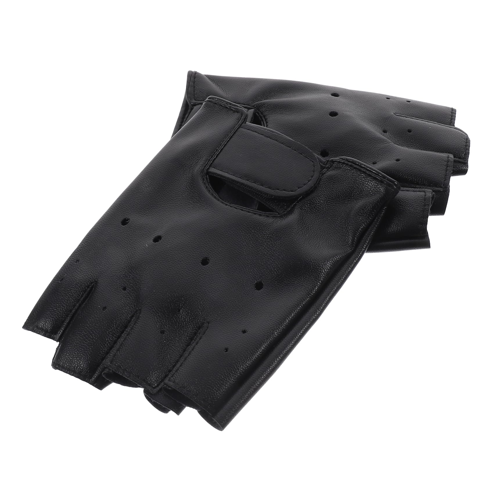 Yardenfun Boys and Girls Waterproof Gloves White Boys and Girls Half Finger Gloves Practical Outdoor Sports for 5-13 Year Old