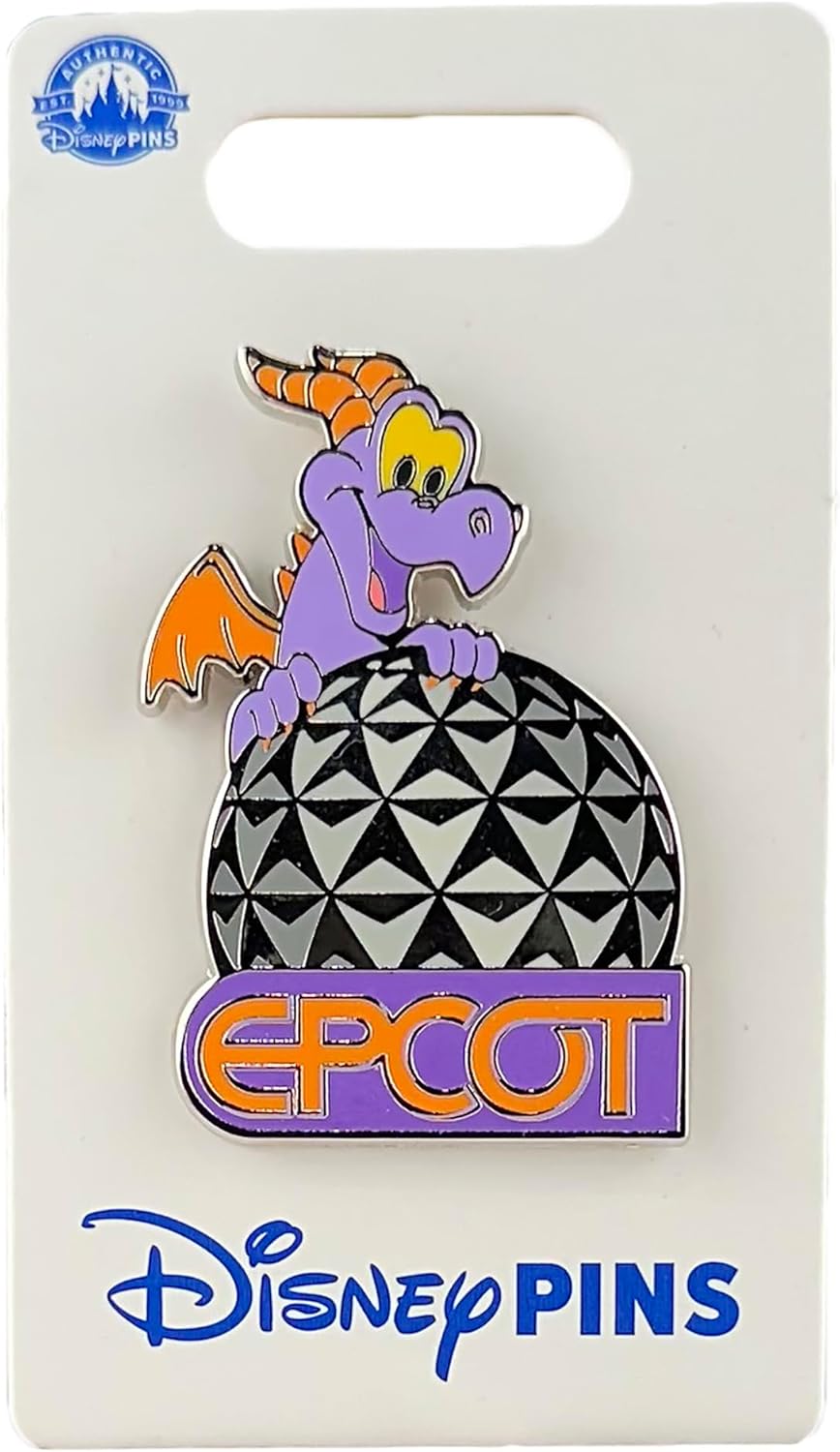 Disney Pin - Epcot - Spaceship Earth - Figment Thumbnail