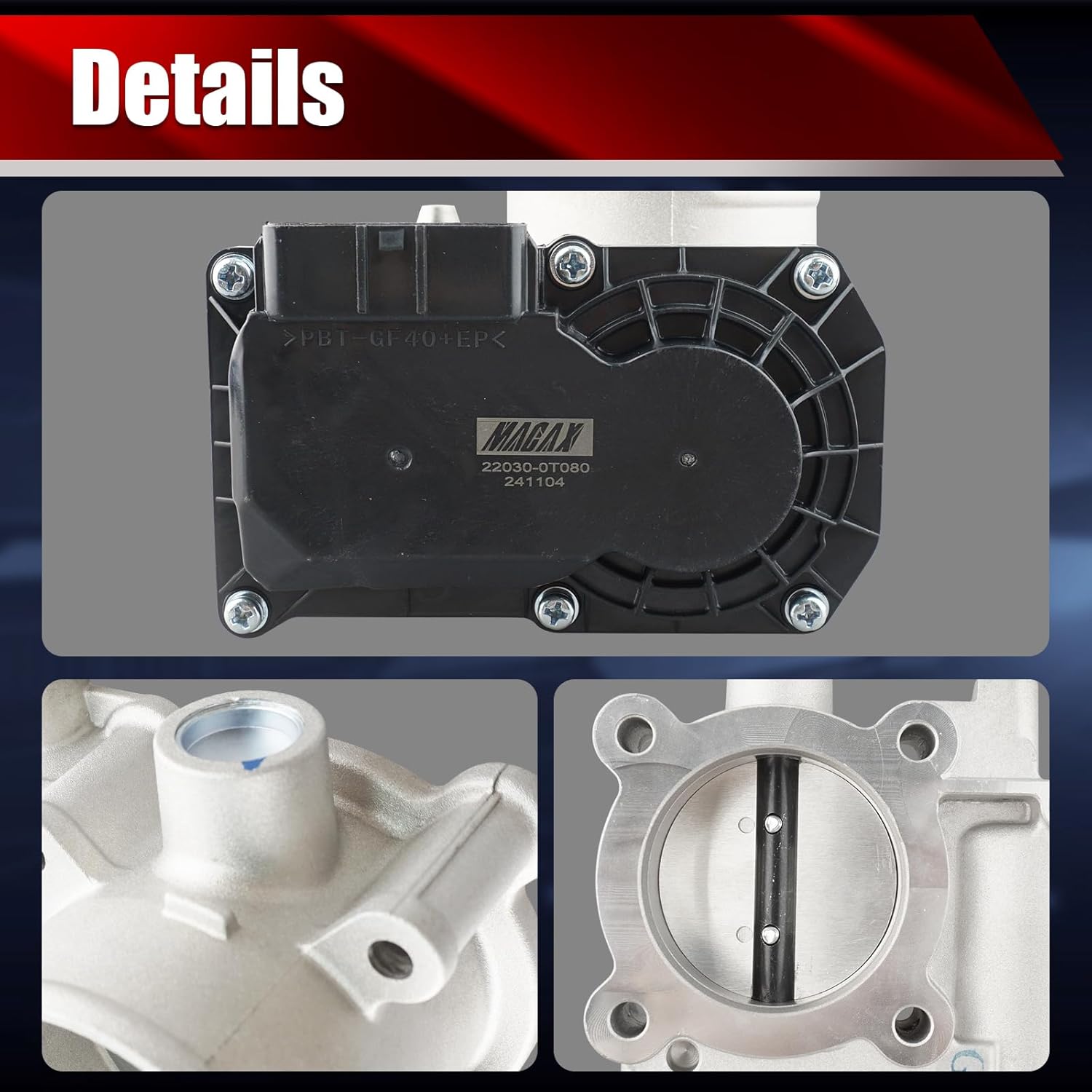 Electronic Throttle Body Assembly S20139 Compatible with Toyota Corolla 2011-2019 Corolla iM 2017-2018 Matrix 2011-2014 Scion iM 2016 1.8L L4 Replaces 22030-0T080 22030-37050 977-332 67-8014