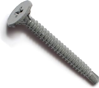 014973325763 Cement Board Self-Drilling Screws, 8 x 1-5/8-Inch, 131-Piece , grey