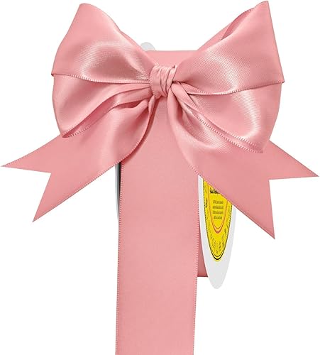 Miniatura 168 de Cinta de satén verde esmeralda de doble cara de 1-1/2 pulgadas x 50 yardas, cinta de poliéster verde esmeralda para envolver regalos, muy adecuada