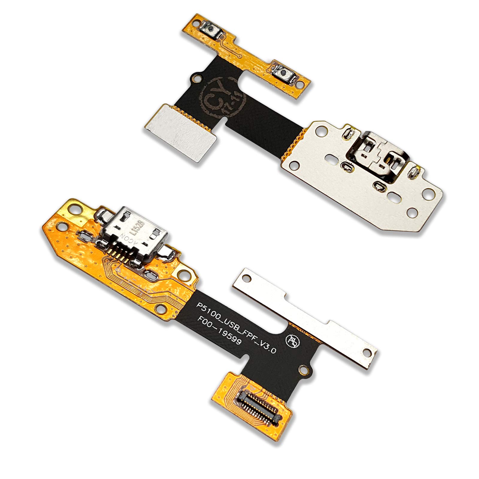 iTechZone LENOVO Yoga Tab 3 10" YT3-X50F X50M USB Charging Port Flex With Volume Buttons