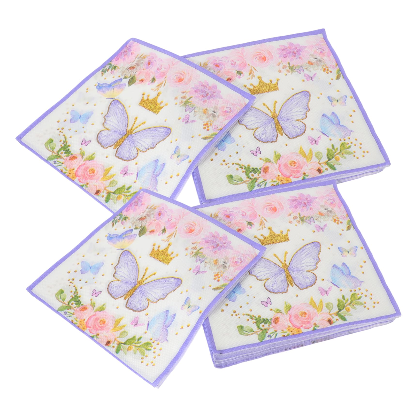BESTYASH 5 Series Servilleta Vistoso Fiesta Decoración Servilletas Decorativas Navideñas Servilletas Servilleta Decorativa De Cena Papel 100 Piezas*5