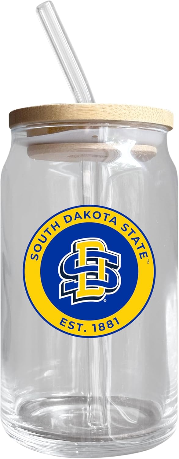 Vaso de Vidrio NCAA South Dakota State Jackrabbits 12 oz
