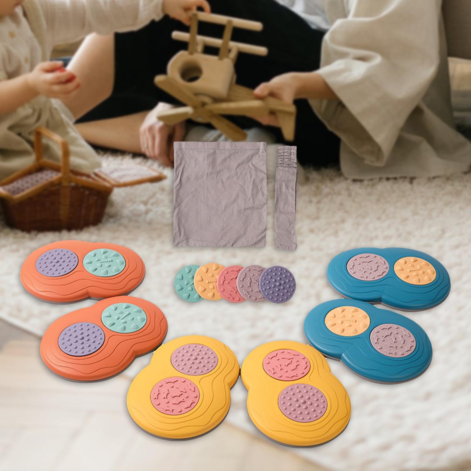 Piedras Antideslizantes para Niños, Equipo de Fitness para El Equilibrio Infantil