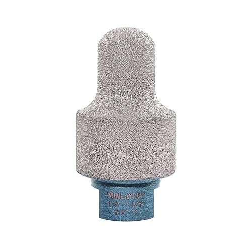 MINLAYCUT - Broca de núcleo seco de 45-1-38 0787in-1378in con rosca 58-11 para ampliar los agujeros existentes de azulejos de porcelana cerámica