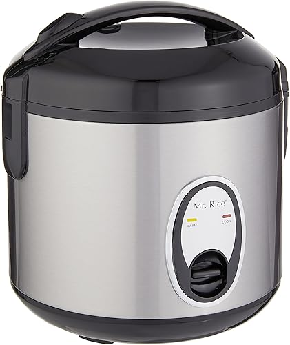 4 tazas arrocera con cuerpo inoxidable