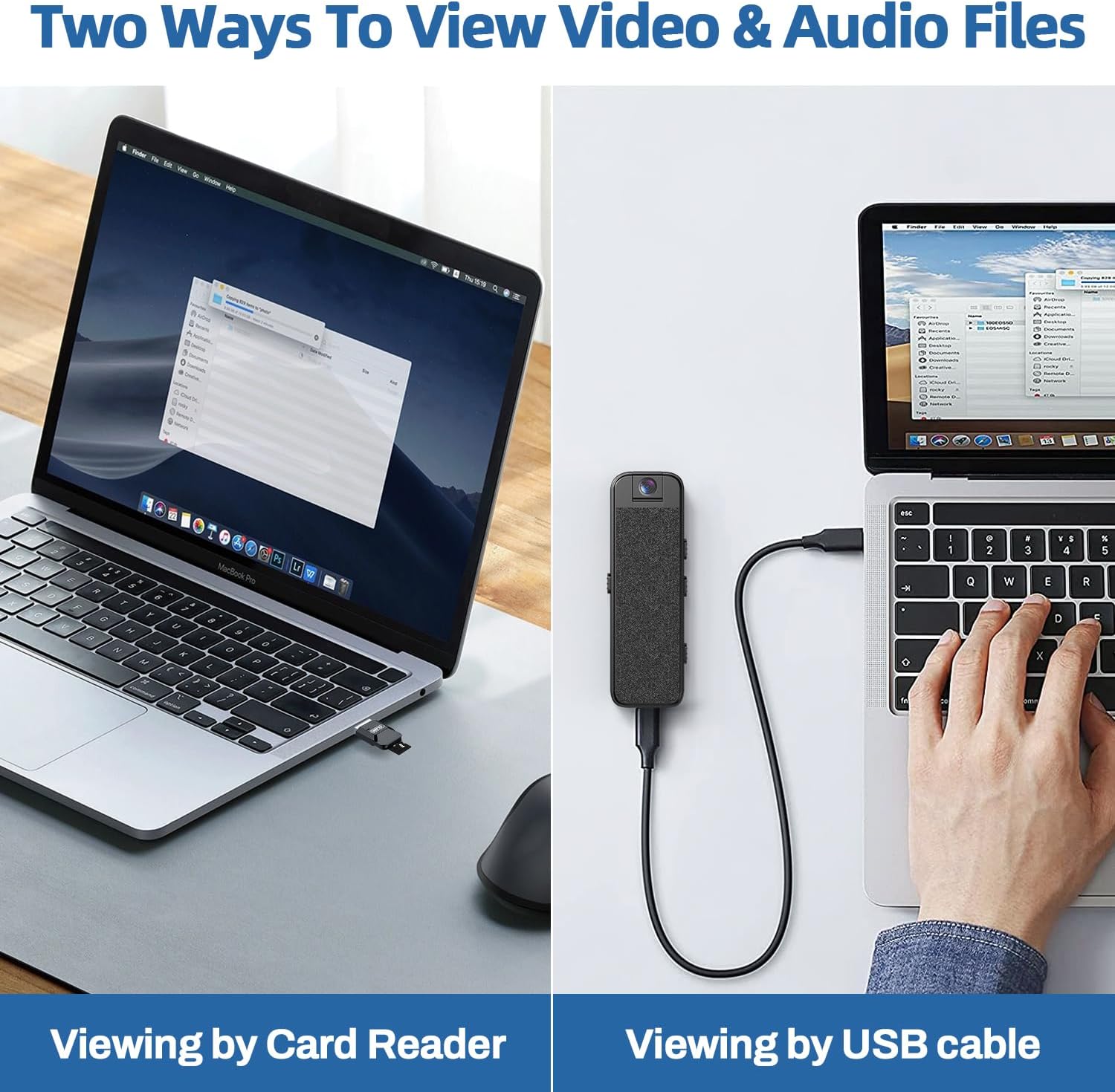 Mini Body Camera,Premium Portable 1080P Small Body Camera with Night Vision and Motion Detection Wearable for Office, Law Enforcement, Security Guard (Built- in 64GB Memory Card) (64GB) - Image 5