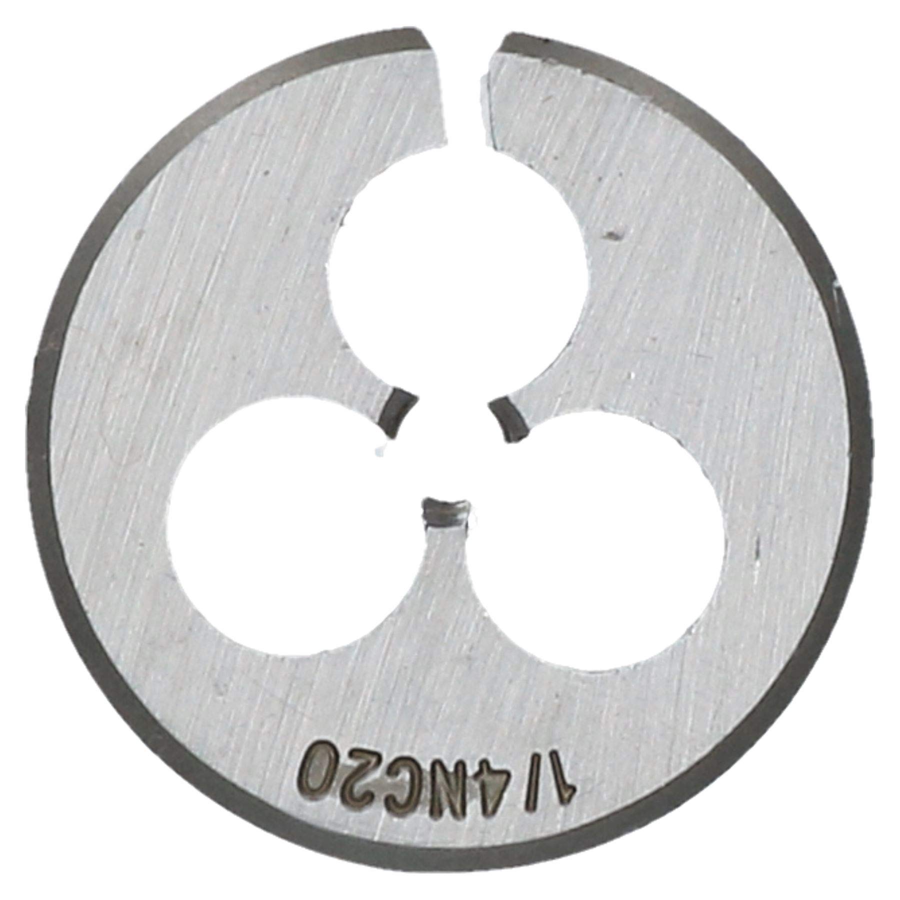 UNC Die Threading Tool 1/4" x 20 UNC Split Die (38mm) Thread Cutter Tungsten Steel