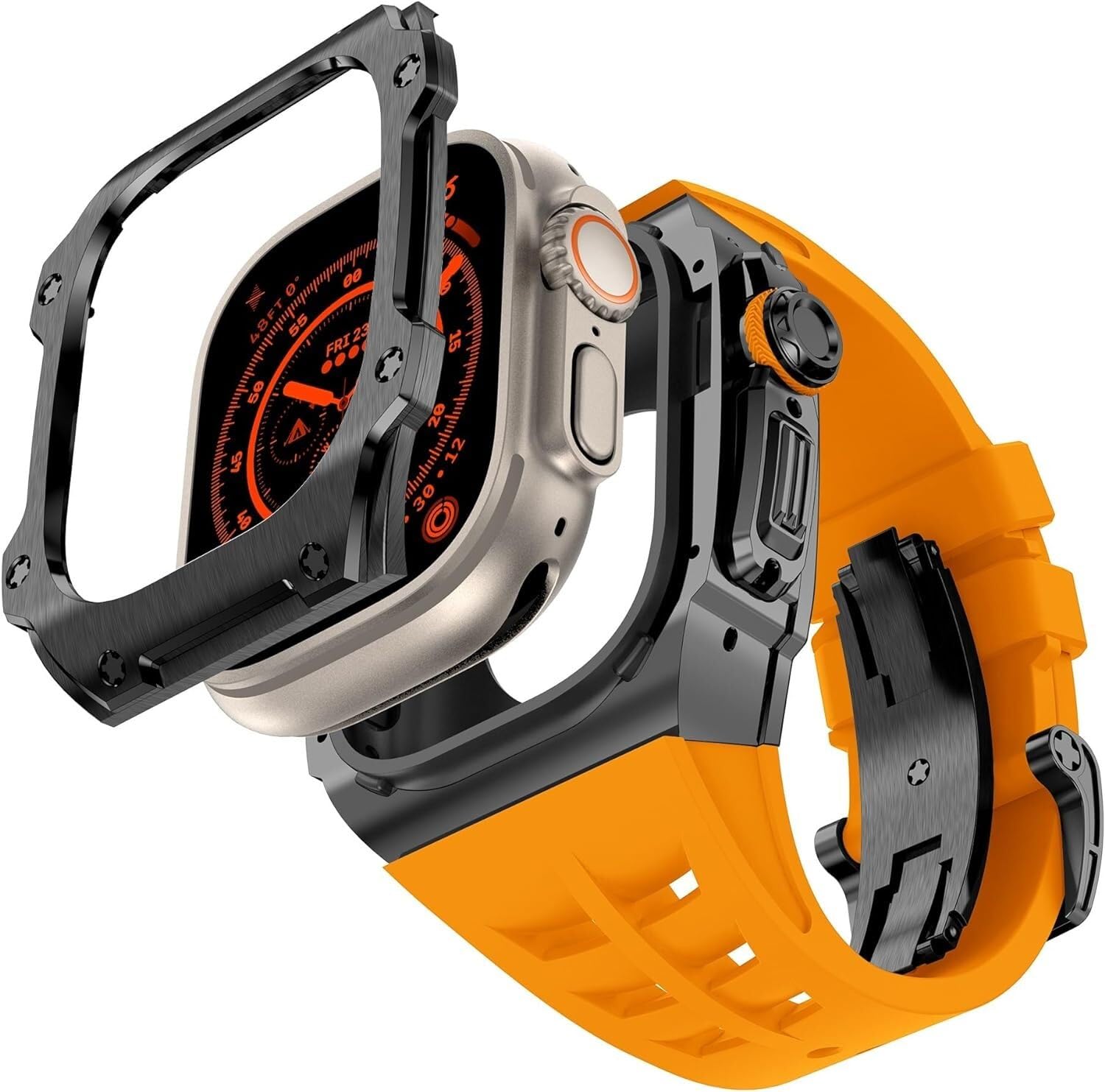 Kit Mod de modification pour Apple Watch Ultra 49 mm style sport chic - 8