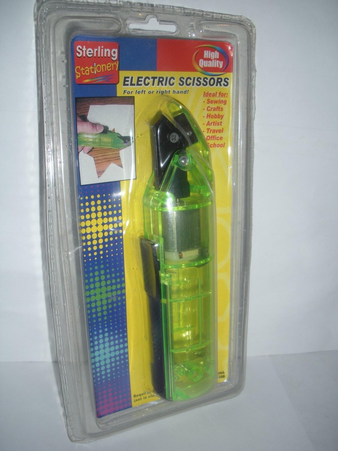 Battery Powered Electric Scissors, Asst colors