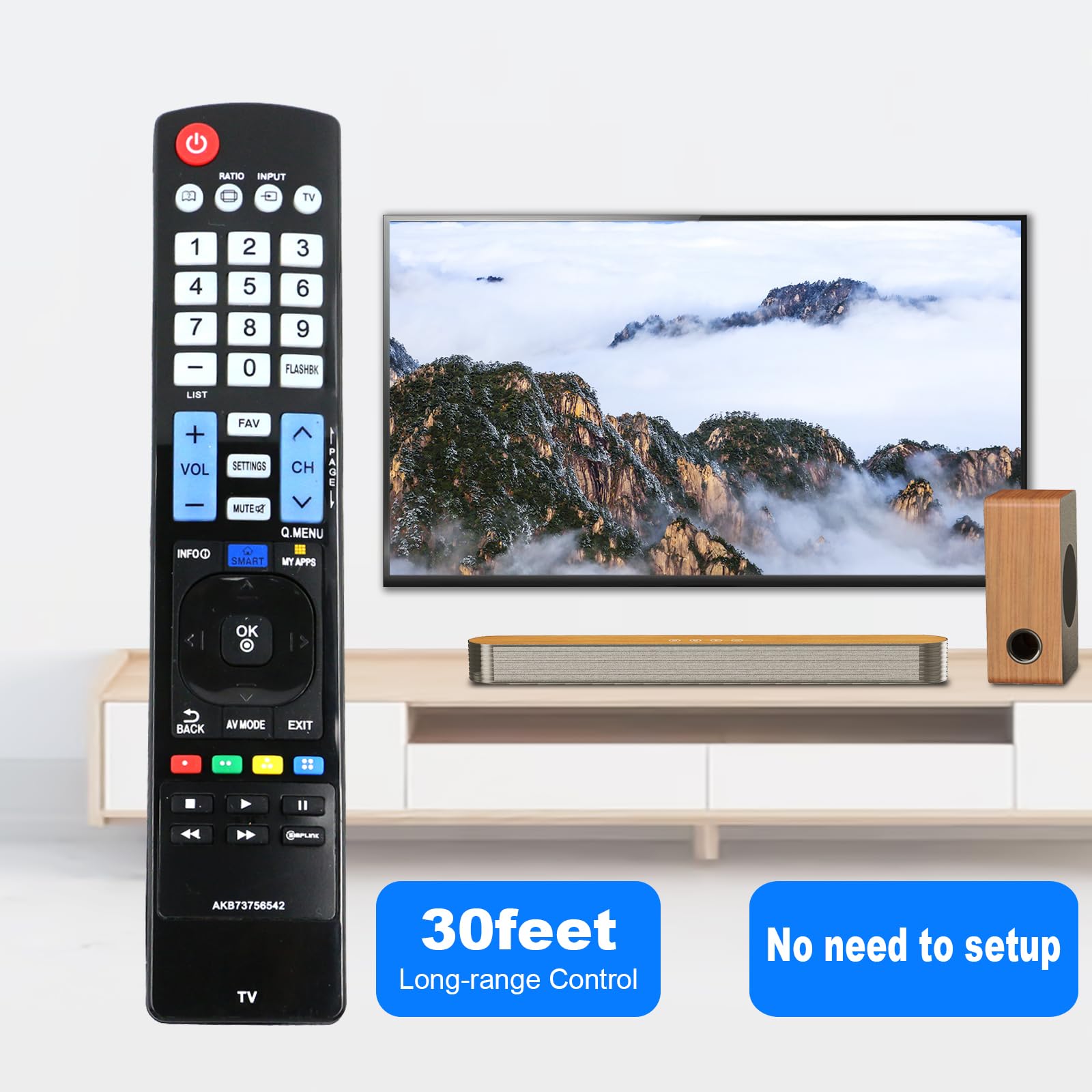 Amazon.com: New AKB73756542 AKB73756567 Replace Remote fit for LG