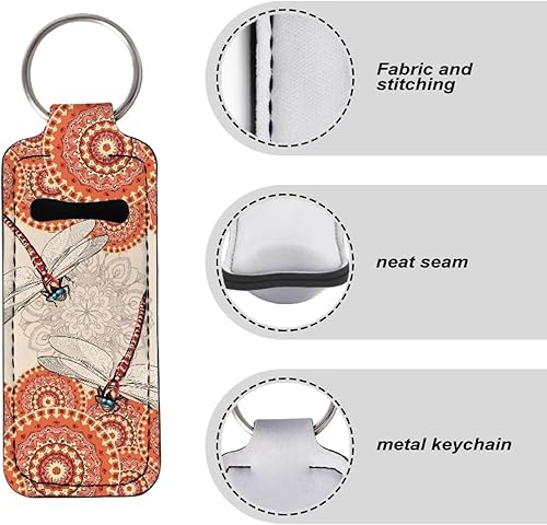 Miniatura 6 de doginthehole Chapstick - Llavero con clip y funda de neopreno para bálsamo labial