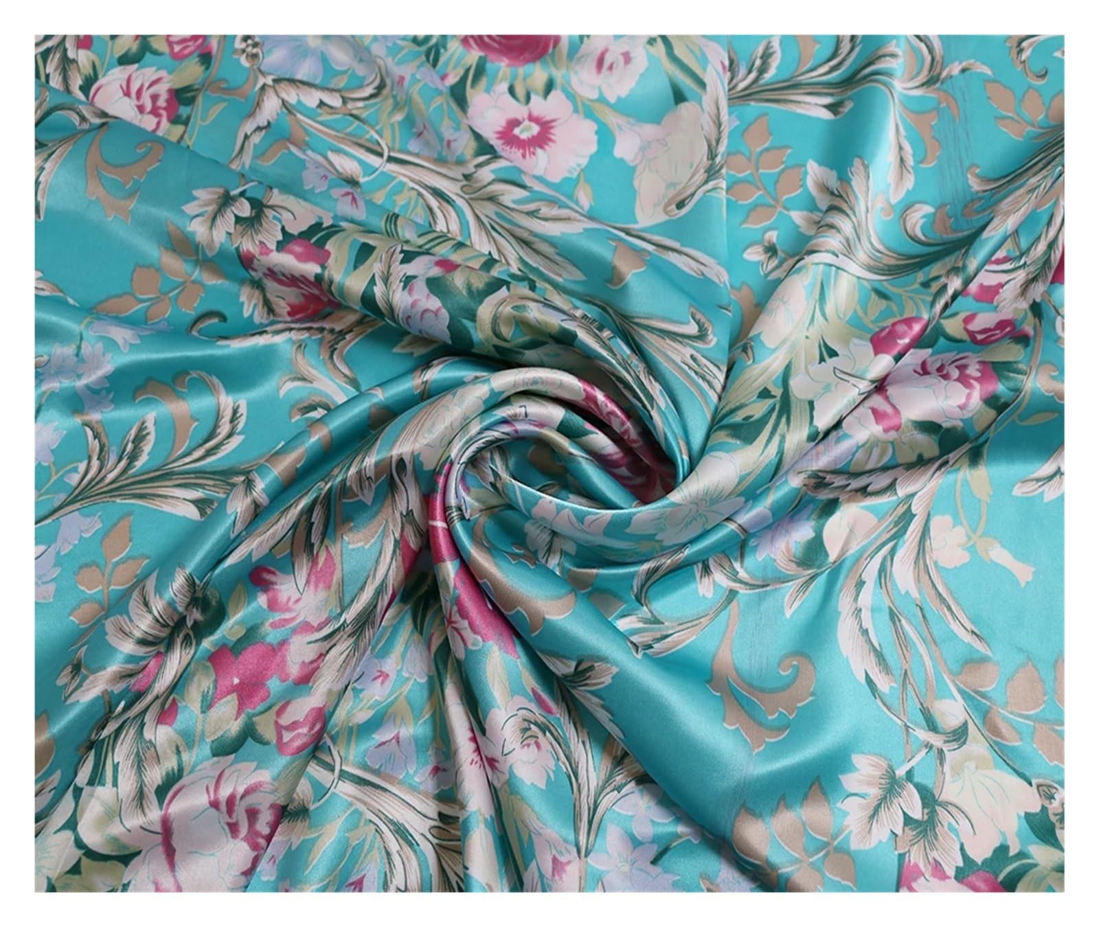 Silky Satin Fabric 1 Meter X 1.5 Meter Multicolor(Color 12)