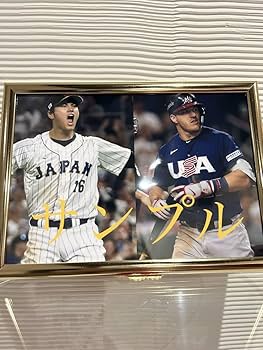 Amazon.co.jp: 大谷翔平 トラウト フォト フレームカラー