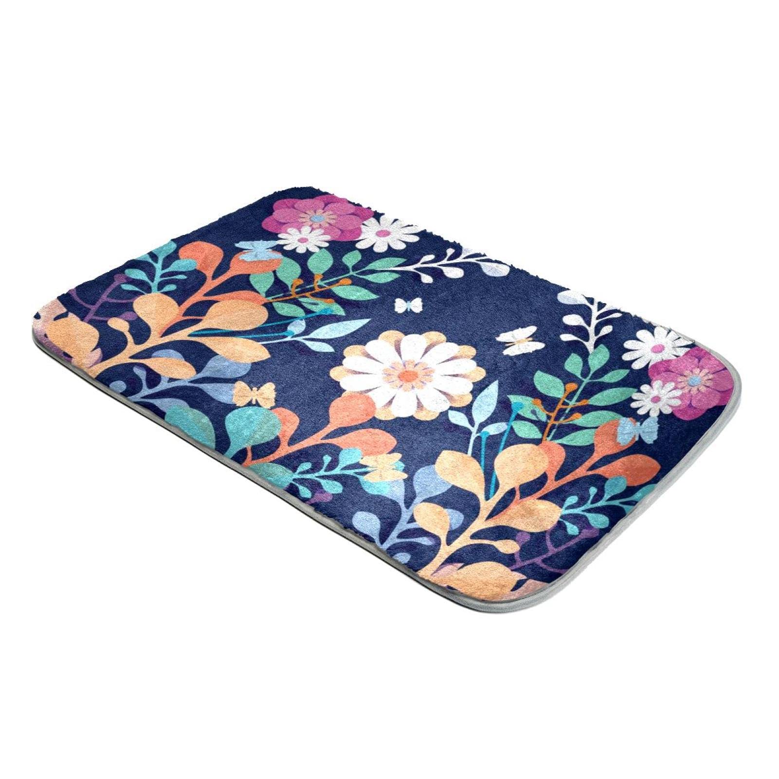 Tapis à poils longs design luxe fausse fourrure et motif fleurs 3D sculpté