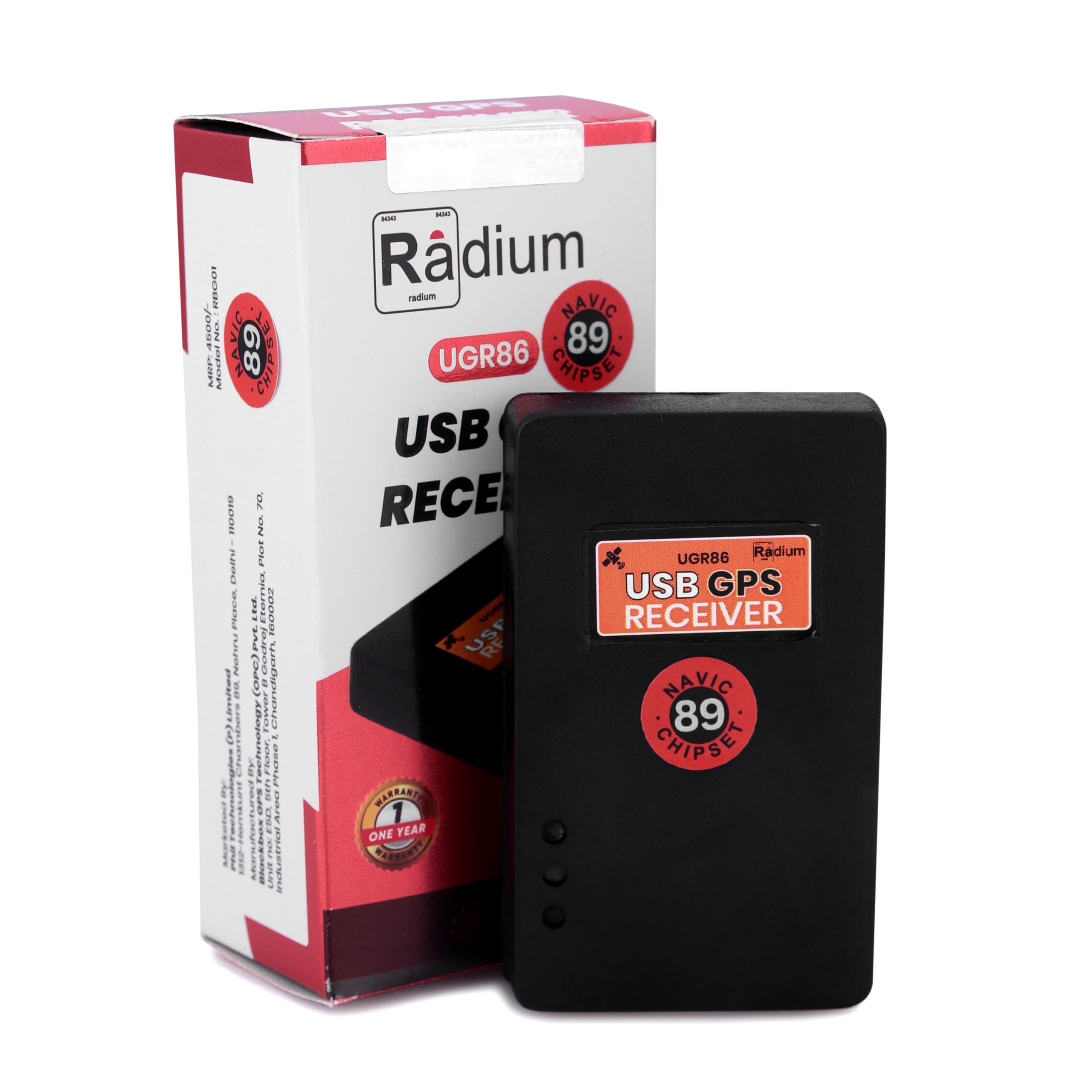UGR 86 Universal USB GPS Receiver | UIDAI Approved for Aadhaar | Live Track and Monitor Dual IRIS & Slap Fingerprint Scanner | Radium Box-image-35