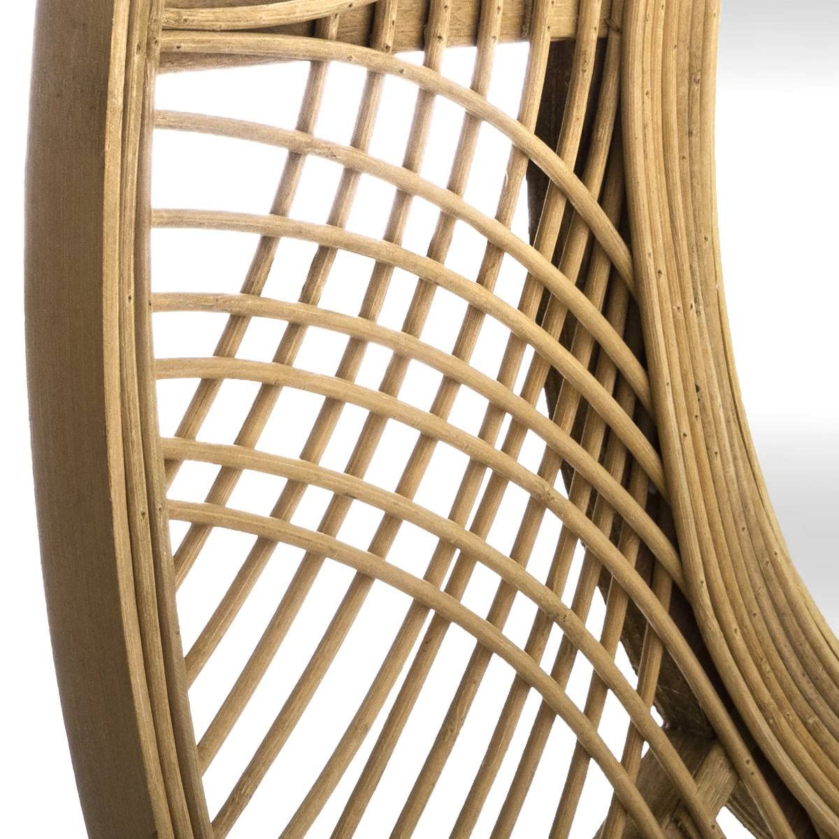 ATMOSPHERA CREATEUR D'INTERIEUR Espejo DE BAMBÚ INA con Estilo ÚNICO - 70,5 x 2,5 cm