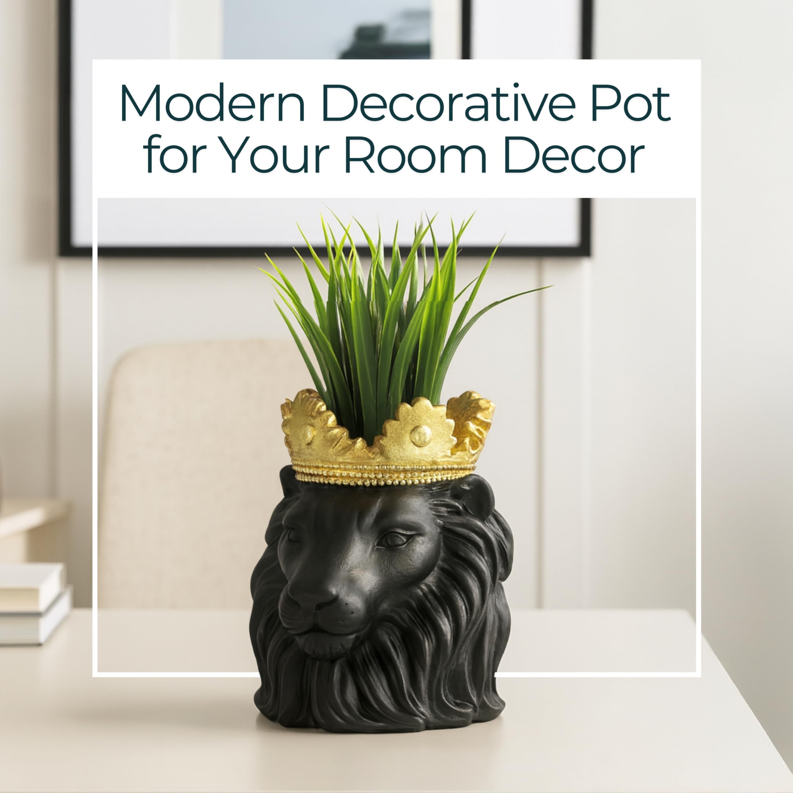 Amazon.co.jp: Sagebrook Home 9インチ ポリレジン ロイヤルライオン