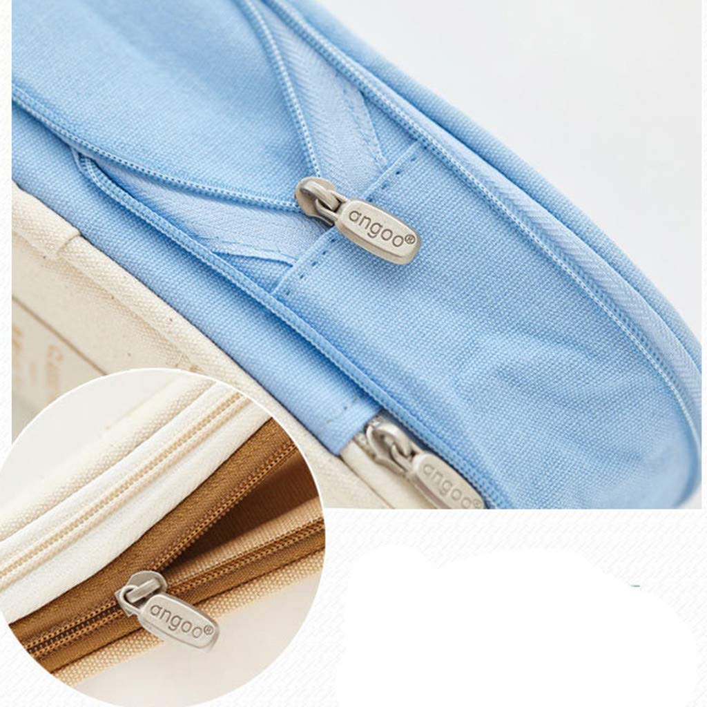 Estuche de Lápices Estuches de Lápicess Estuche de Lápices de Lona de Gran Capacidad Multifuncional Estuche de Papelería con Cremallera para Niñas Niños Mujeres Hombres Adolescentes Estudiantes/