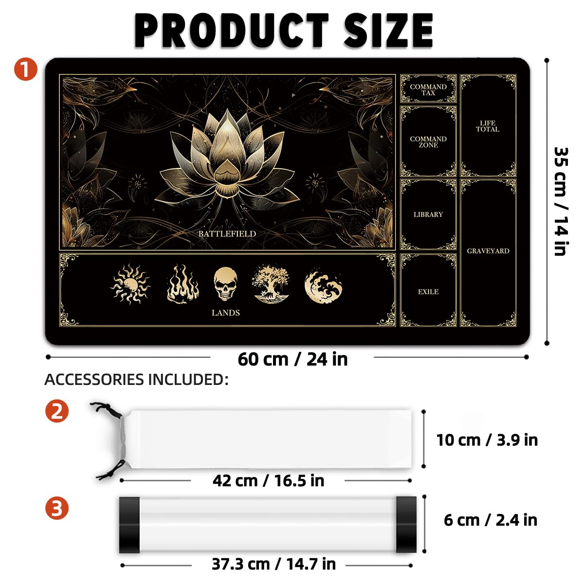 マジック：ザ・ギャザリング プレイマット Amazon | MTG プレイマット プレイゾーン付き – マジックプレイマット
