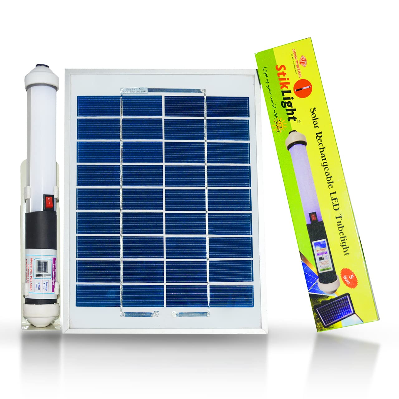 STIKLIGHT Jadhav Powertech Solar Led Home Lightning Stik Light | Solar Panel | Led Light | Powder Coated Stand | Inbuilt Lithium Ion Battery (Stik Light With Solar Panel) (B0BLNPWBZW) Amazon Price History, Amazon Price Tracker