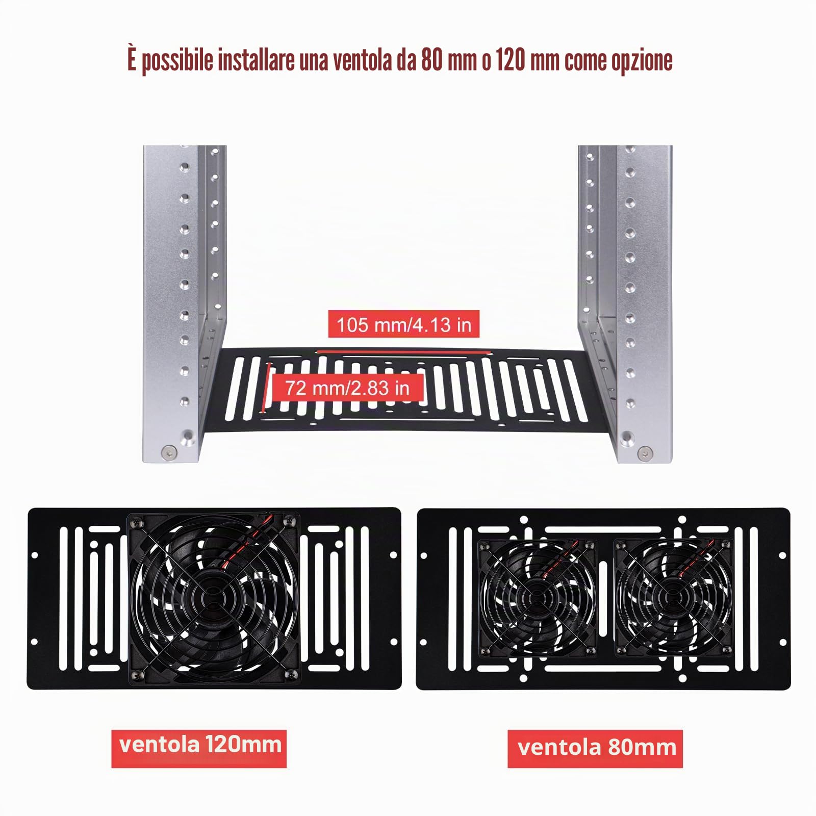 DeskPi DeskPi RackMate T1 - Armadio per server 8U, rack da 10" per rete, server, apparecchiature audio e video, custodia per montaggio a rack DeskPi RackMate T1