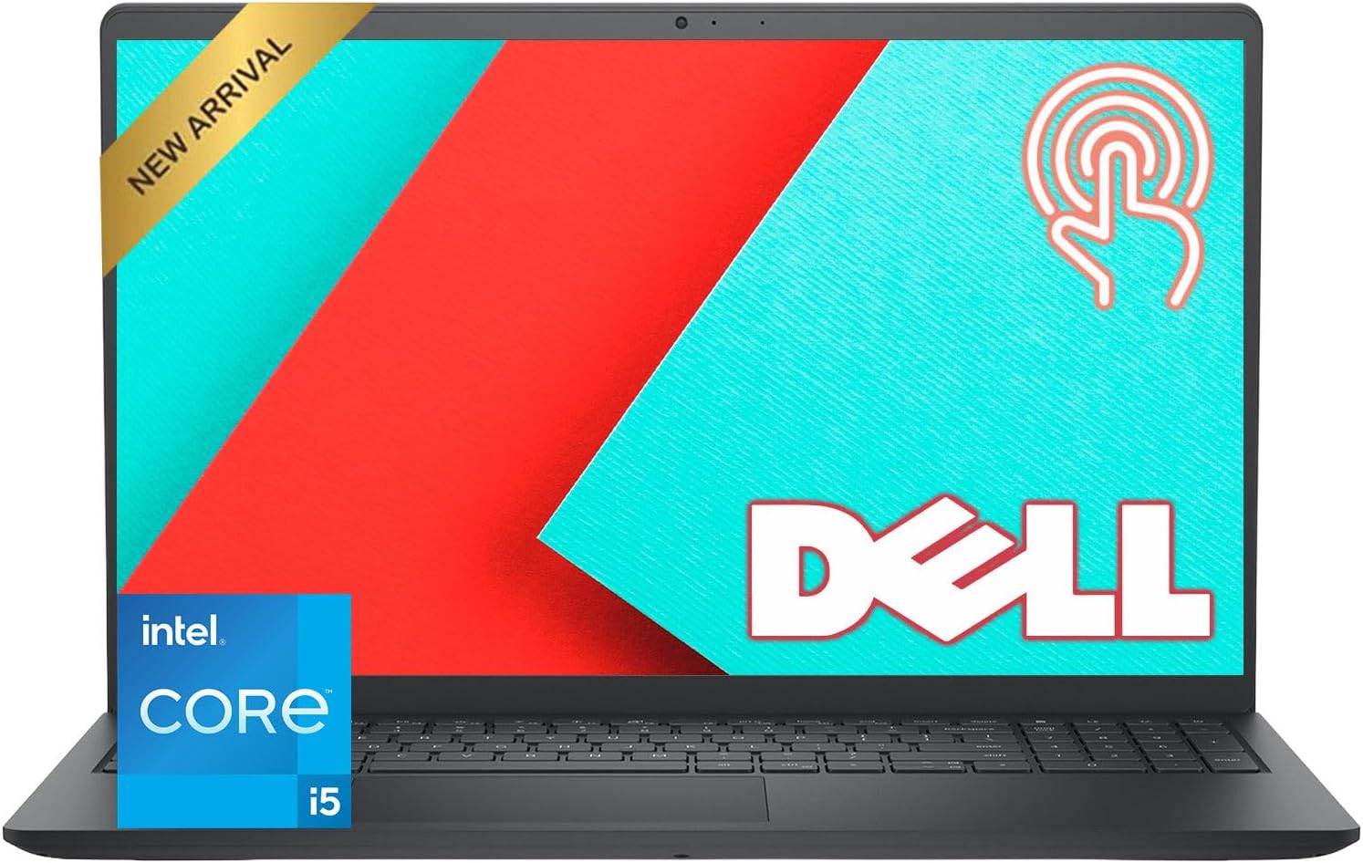 Dell 15.6" FHD Touchscreen Laptop | 13th Gen Intel Core i5-1334U(Beat i7-1250U) | 16GB RAM | 512GB PCIe SSD | Wi-Fi 6 | SD Card Reader | Copilot AI | USB-C | Business & Study Ready | Windows 11