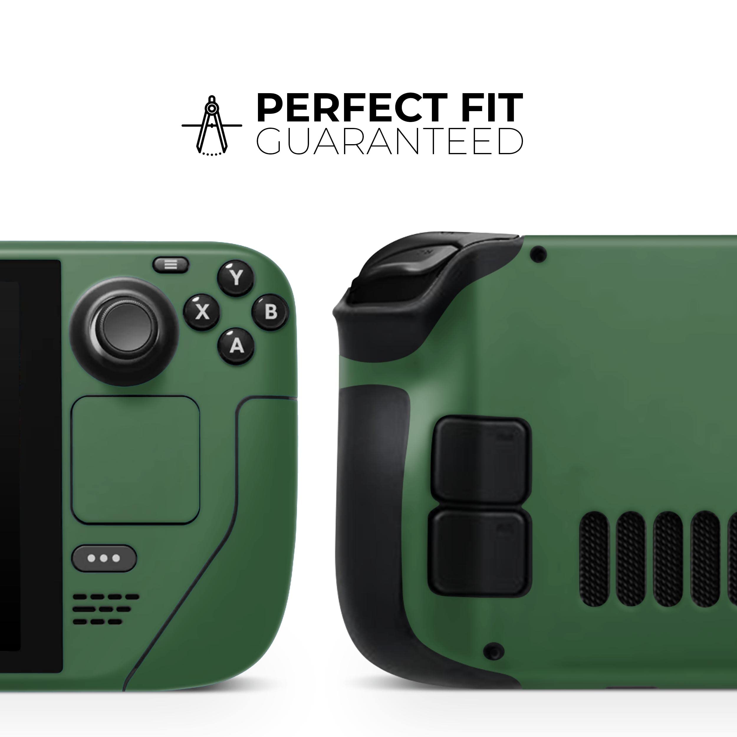 Design Skinz - Compatible with Steam Deck - Skin Decal Protective Scratch-Resistant Removable Vinyl Wrap Cover - Solid Hunter Green