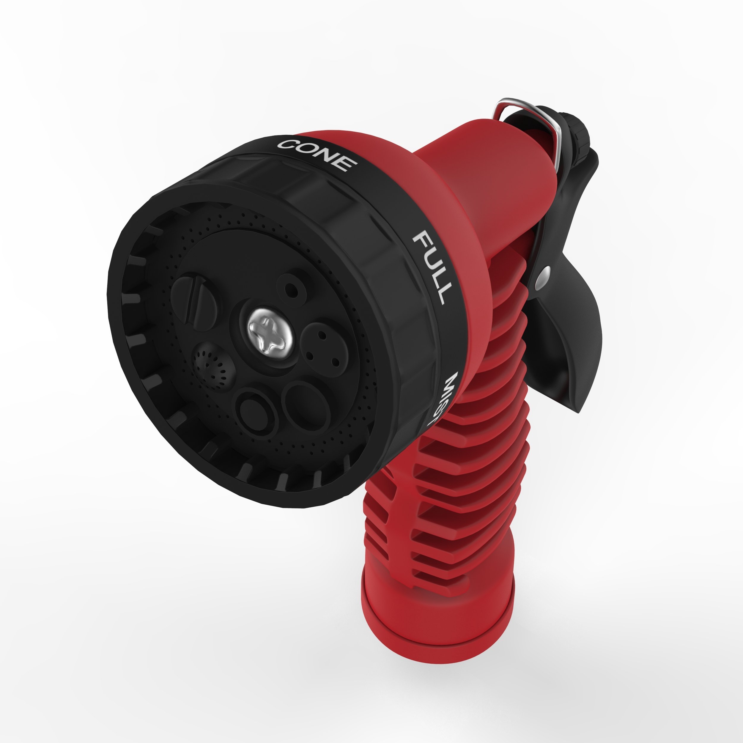 Garden Hose Spray Nozzle By Casa Felice – Heavy Duty Construction – Adjustable 7 Pattern Spray Design – Ergonomic, Comfortable Handle – Water Saving, Leak-Proof