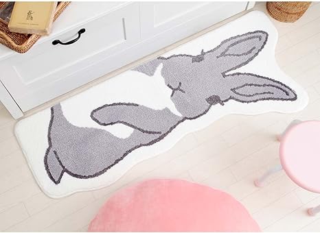 Amazon のぞき見動物マット うさぎ ラグ カーペット オンライン通販