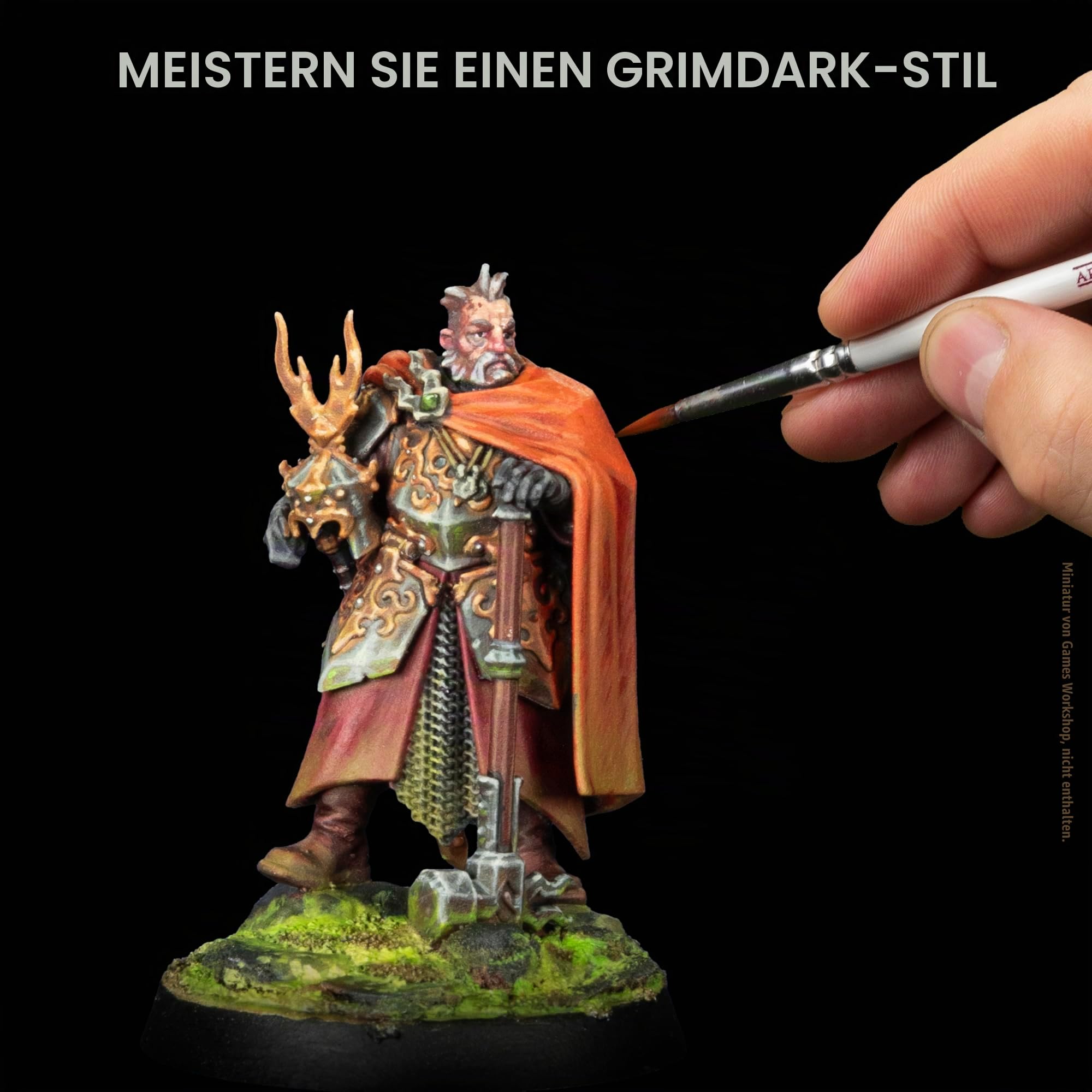 The Army Painter, Masterclass John Blanche Volume 4 Set, 8 x 18 ml Warpaints Fanatic Farben, 2 Washes & 1 Kunstdruck - für Tabletop-Miniaturen