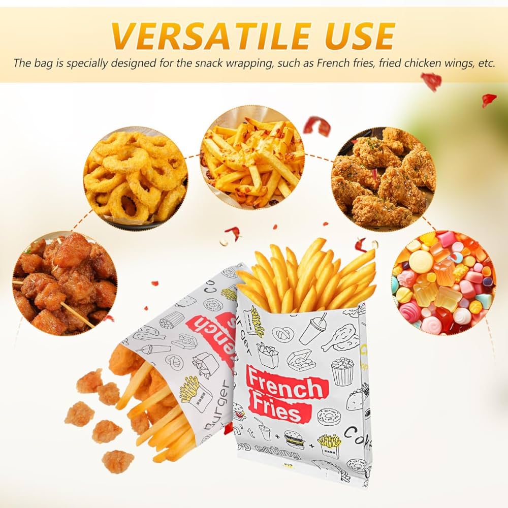 No.10 フランス マルシェ袋 耐油袋 「パロール」 ポテト袋 マルシェ袋・包み紙・保存用品・ラッピング用品 | 輸入雑貨の