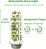 Hydroponics Tower Growing System, 20/28/36 Pods Vertical Garden with LED Grow Light, Hydroponic Grow Kit with Hydrating Pump, Aquaponics Growing System Kit for Leafy Vegetables and Fruits,9Layer