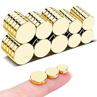 Vista 15 de 50 piezas de imanes para nevera, 3 tamaños diferentes de imanes pequeños, imanes de tierras raras, imanes de neodimio fuertes para pizarra