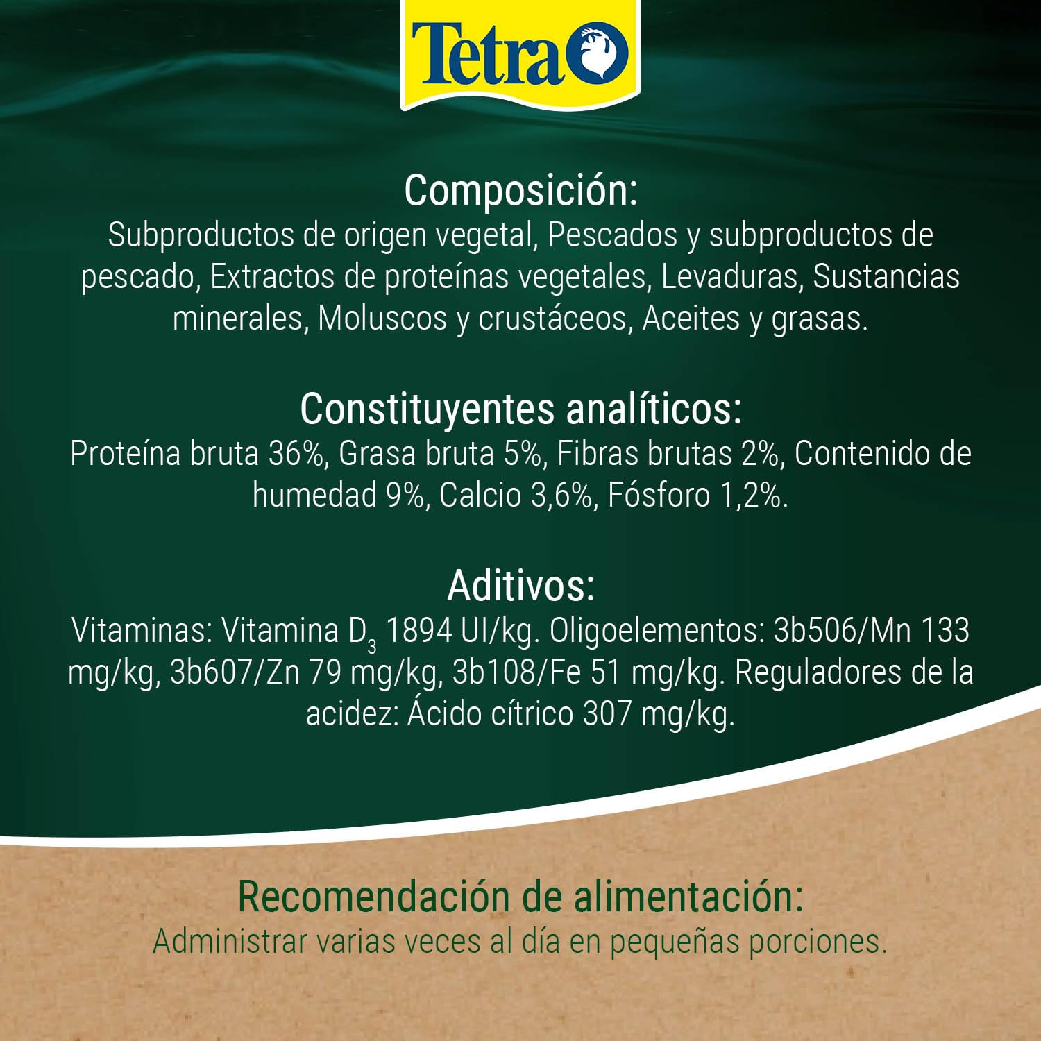 Tetra ReptoMin alimento para tortugas 1 l