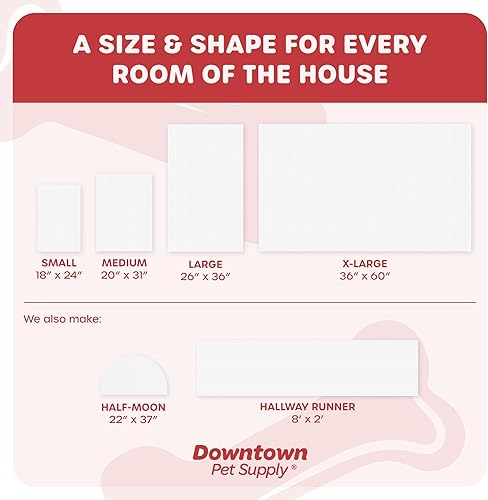 Miniatura 6 de My Doggy Place - Tapete de microfibra para perros, 36 x 26 pulgadas, color azul marino, con huella, absorbente y de secado rápido, para lavadora y